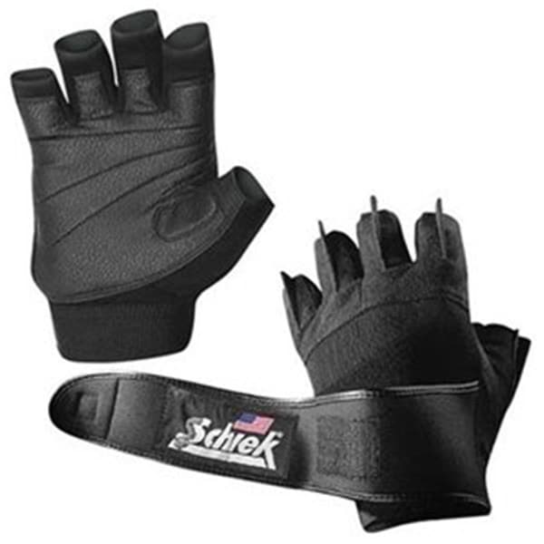 Schiek Sports H-540PS-M Pink Womens Gel Lifting Gloves with Wrist Wraps - S-M SC455188 - main